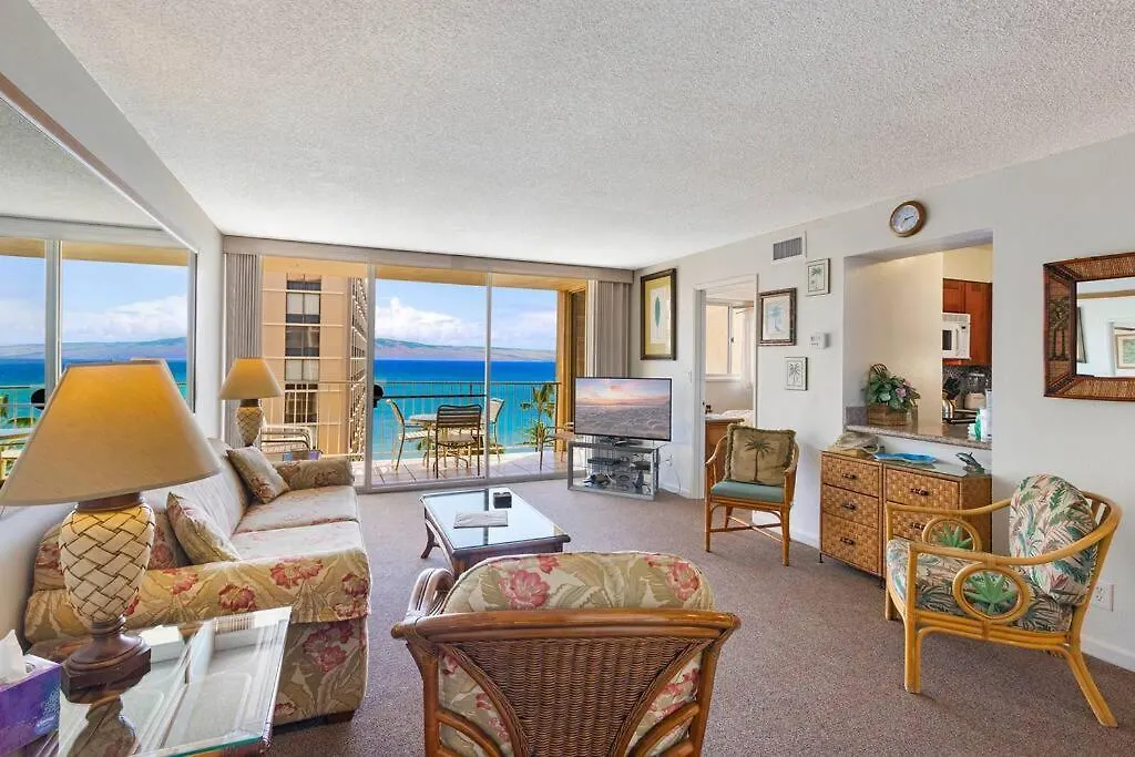 Royal Kahana 815- Surrounding Island & Ocean View Paradise Condo location